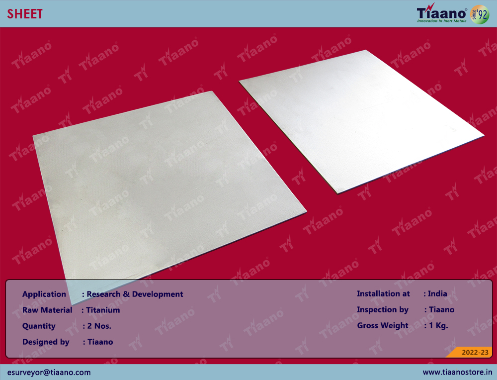 Titanium grade1 sheet